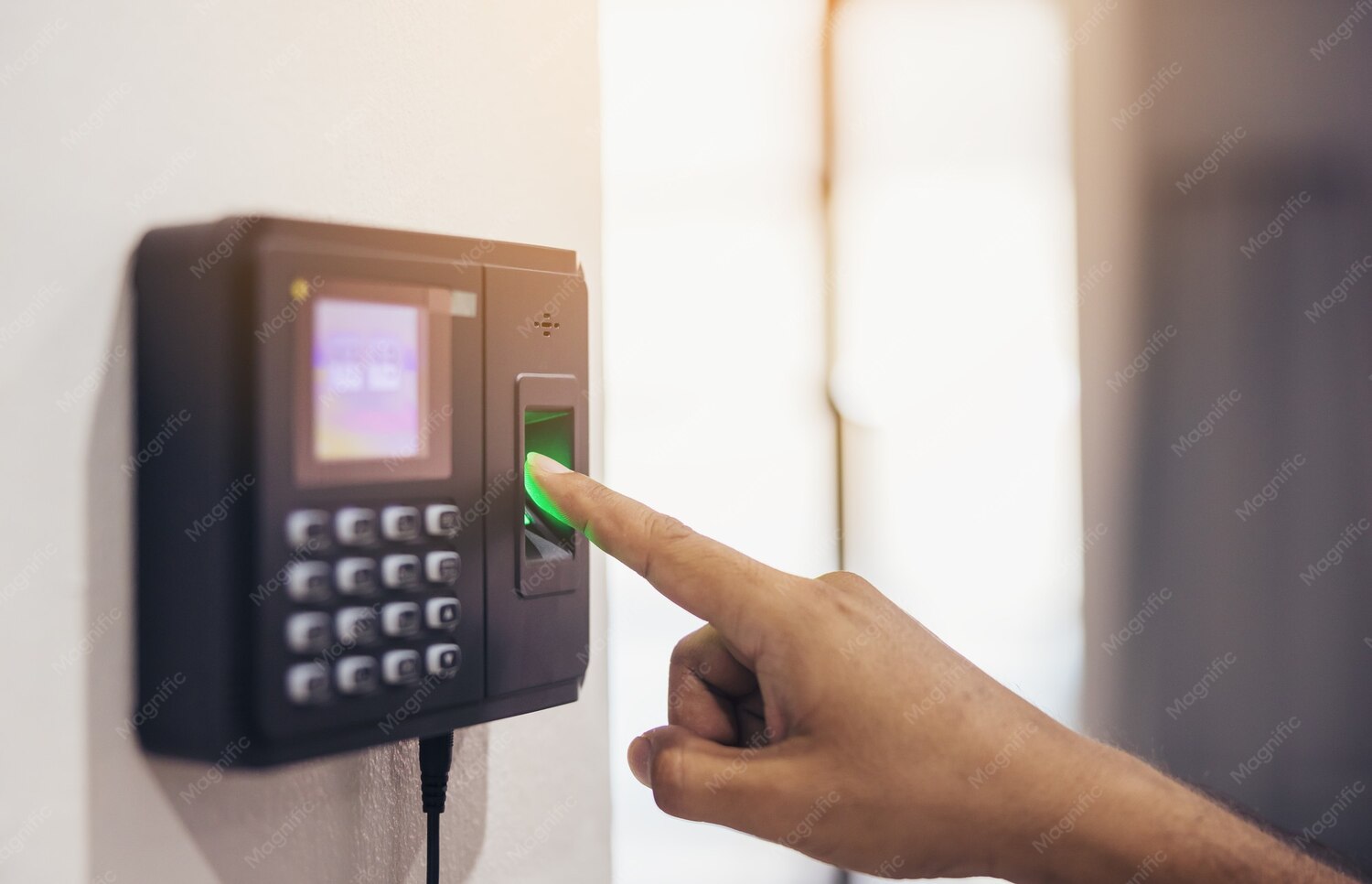 Segurança e Controlo de Acesso — sistema biométrico de controlo de entrada